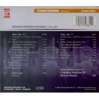 HUMMEL - Hickox - Messe en ré majeur op.111..